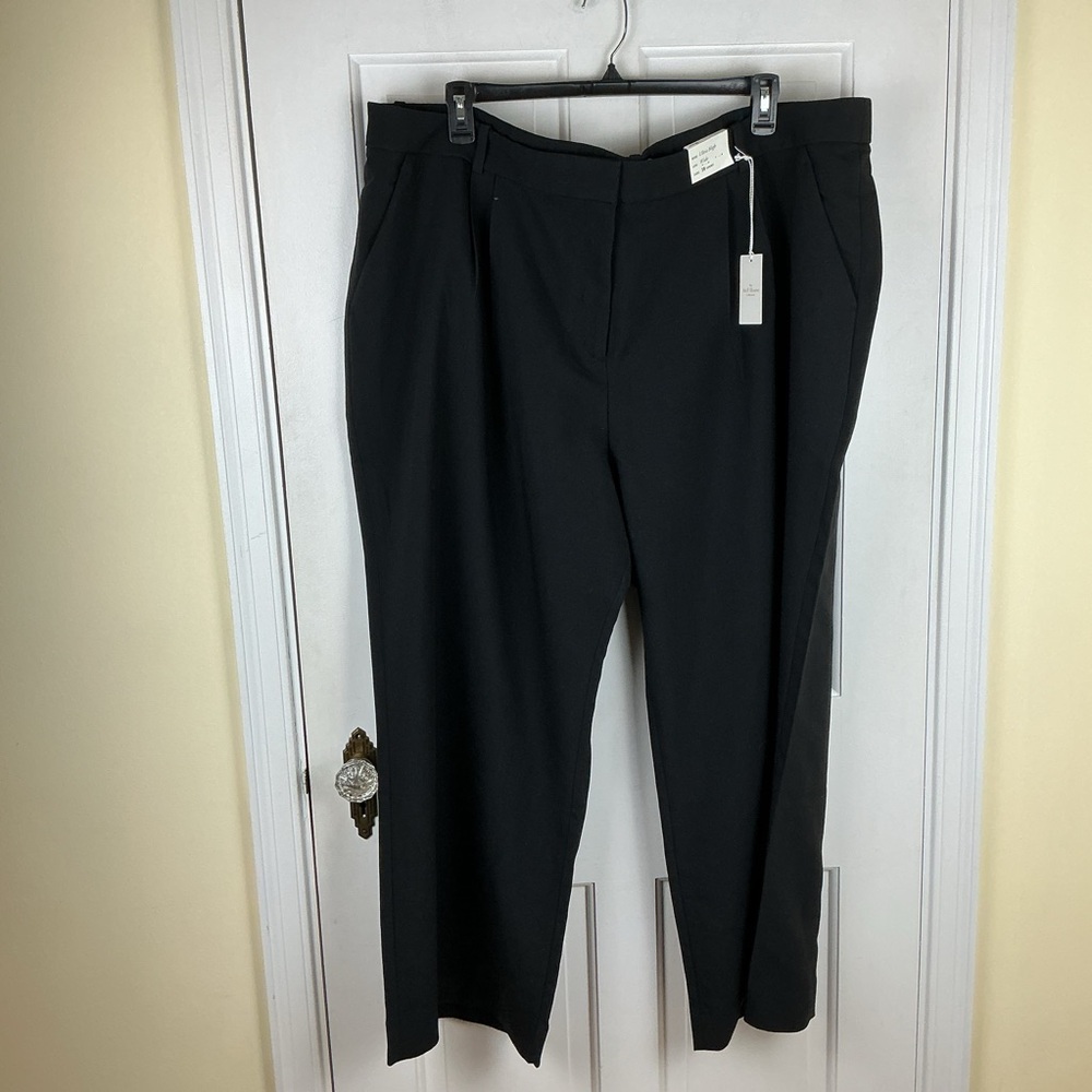 Abercrombie & Fitch Black Sloane Ultra High Wide Leg Pants